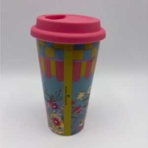 Mackenzie Childs Florabundance Ceramic Coffee Tumbler